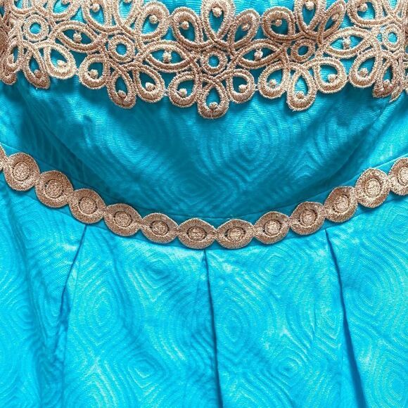 Lilly Pulitzer Betsey Jacquard Strapless Dress Size 0 - Picture 5 of 10